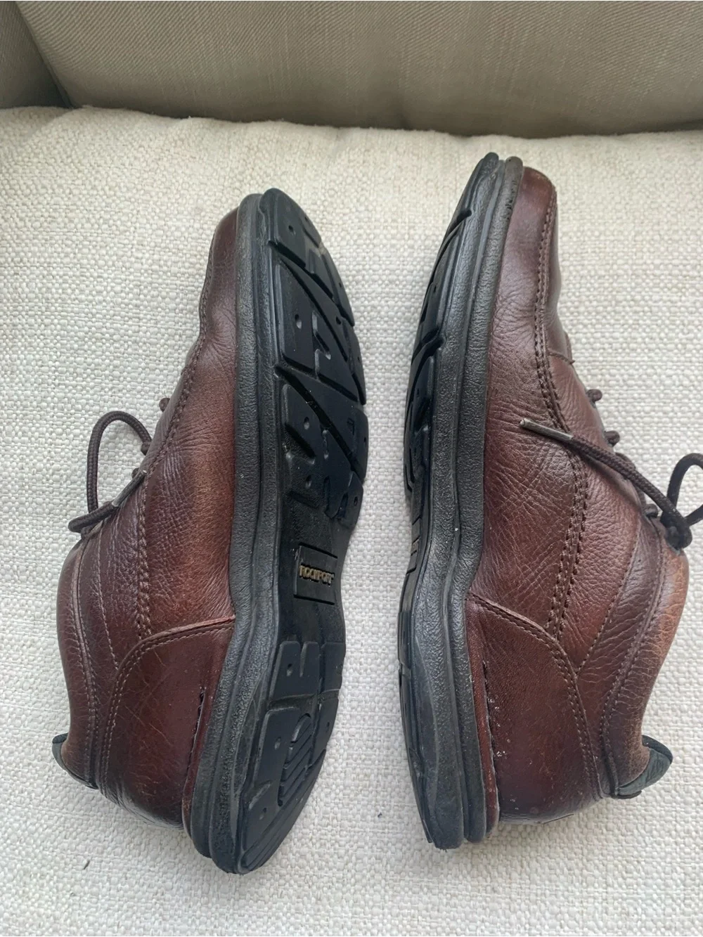 Rock Port Men's Brown Leather Lace-Up Comfort Shoes
